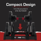 Core Fitness Adjustable Dumbbell Weight Set Review